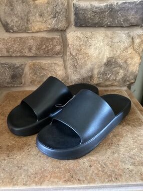 Skechers Foamies Horizon Mens Size 13 Black Arch Fit New In Box Slide